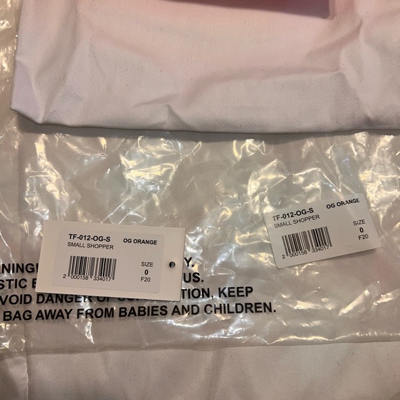 Telfar OG Orange mini shopper. Sold out online. - Picture 5 of 5